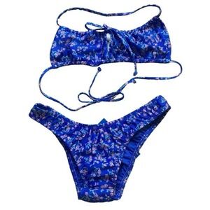 Women Adidas X KseniaSchnaider Bikini Set- Size 4 (Includes‎ Top and Bottom)
